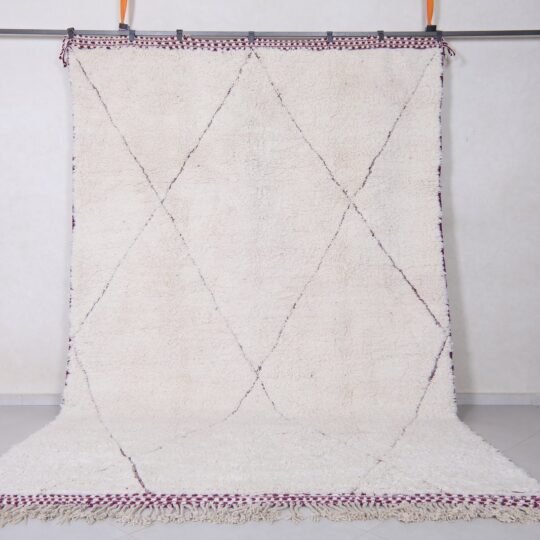 Moroccan wool rug - beni ourain rug - handmade custom rug