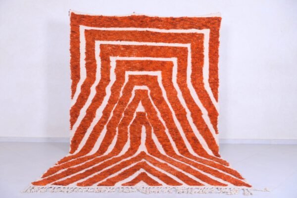 Custom size orange rug