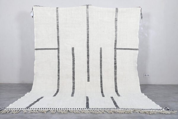 White kilim rug