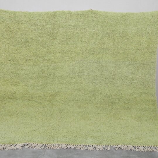 Green moroccan rug - handmade berber rug - custom area rug