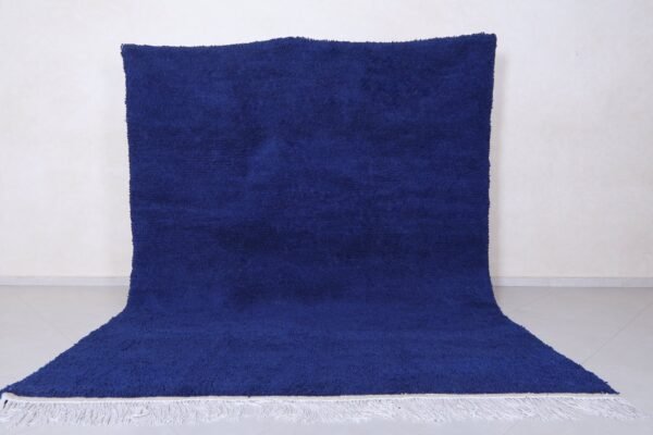 Blue moroccan rug