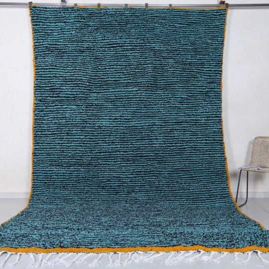 Moroccan green rug - handmade berber rug - beni ourain rug