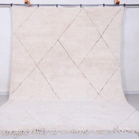 Authentic moroccan rug - beni ourain custom rug - handmade wool rug