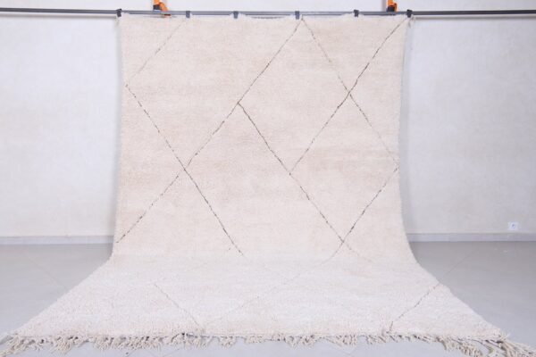Authentic moroccan rug - beni ourain custom rug - handmade wool rug